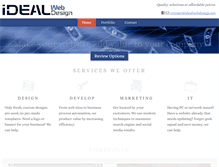 Tablet Screenshot of idealwebdesign.net
